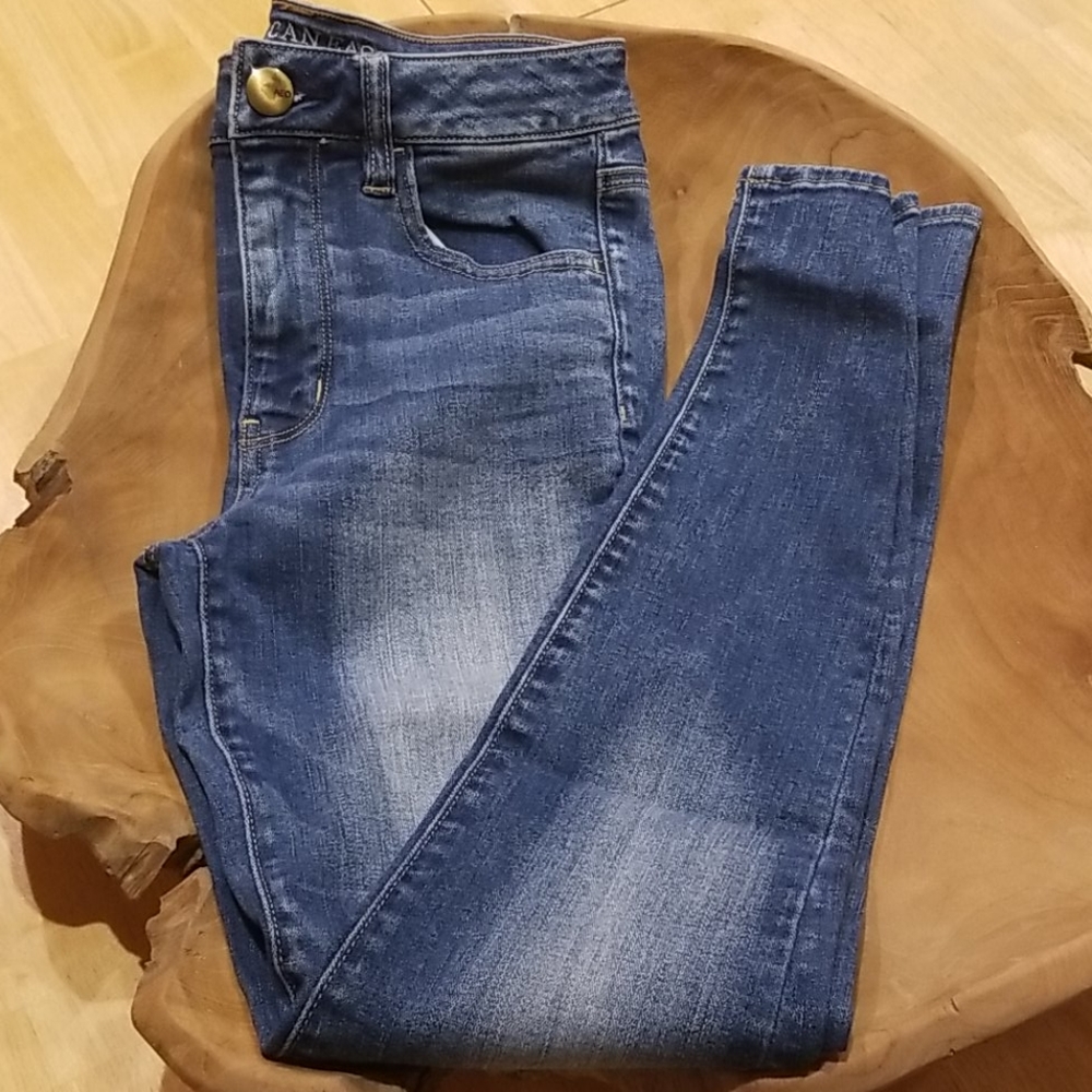 AEO hi-rise jeggings, size 4 regular